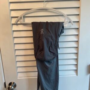men’s dual-tone grey ON RUNNING running pants [M]